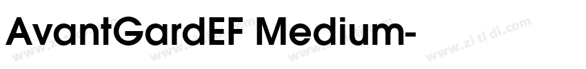 AvantGardEF Medium字体转换